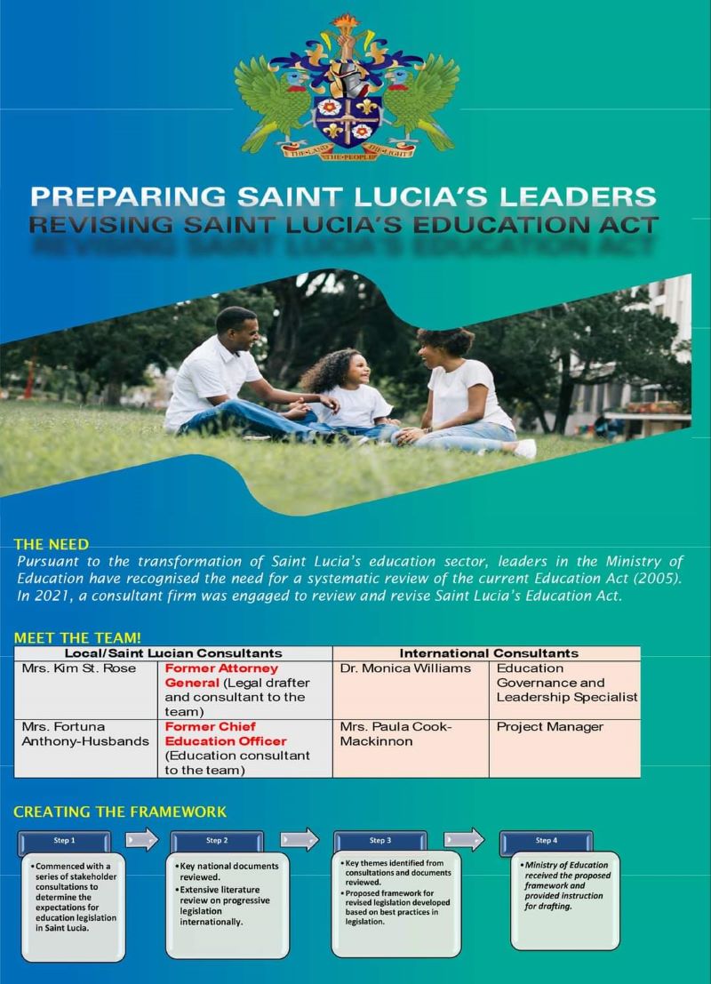 Revising Saint Lucia's Education Act Drafting & Consultation | Ministry